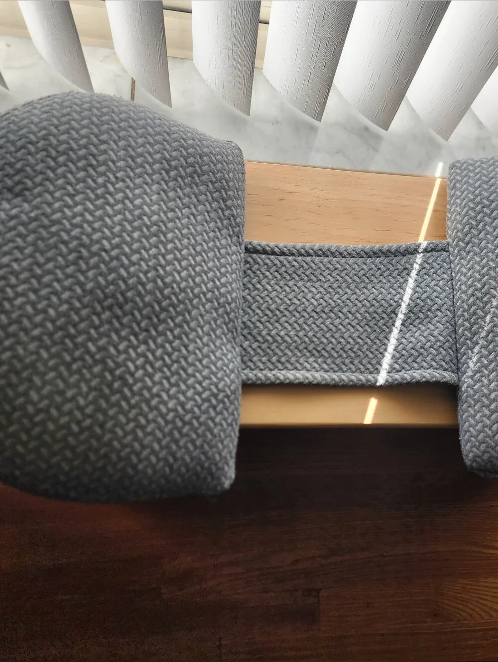 Momcozy Portable W-Shaped Pregnancy Wedge Pillow Side Sleeper Grey